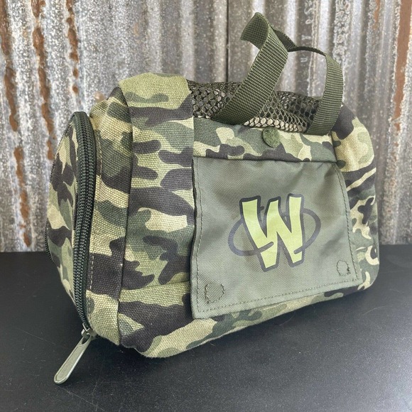 Webkinz Camouflage Pet Carrier Plush Toy Stuffed Animal Soft Carrying Bag Green - Picture 1 of 12